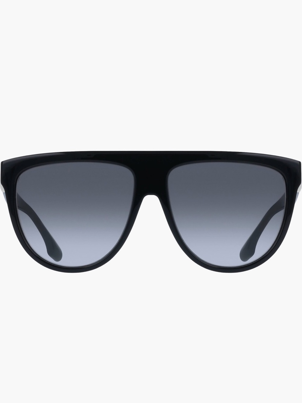 Victoria Beckham 58mm Black Oversized Aviator Sunglasses Quiet Luxury